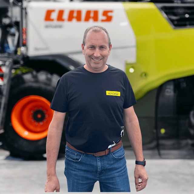 Martin Schmidt, der neue Werkstattleiter in Wullersdorf bei Landtechnik Schuster.